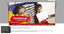 Desktop Screenshot of farnhamprimary.org.uk